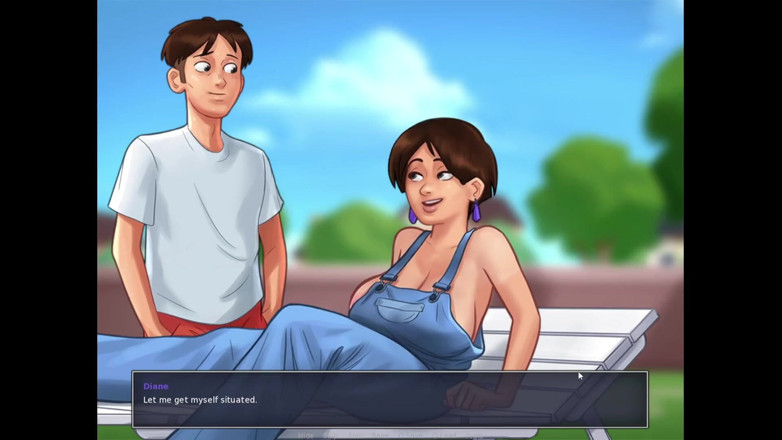 LewdArcade: Літня колекція анімації saga diane [частина 12] гра в оголену секс-гру [18+] Гра для дорослих