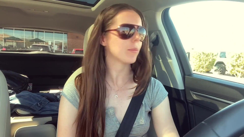 Nadia Foxx: Cumming *embarassingly* Hard in a Starbucks Drive Thru (lush Control Part 2)