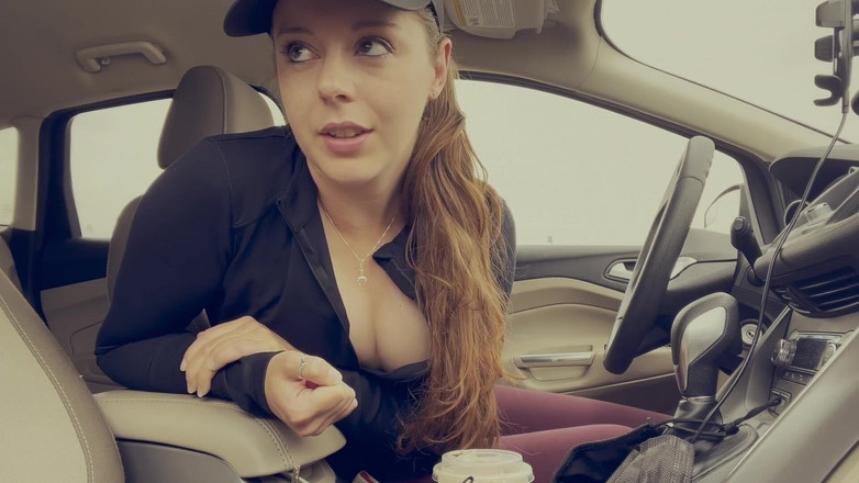 Nadia Foxx: ハメ撮り駐車場JOI ...点滅、エッジング、からかい、飲み込む!