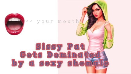 Shemale Domination: Solo audio - sissy Pat viene dominata da una trans sexy