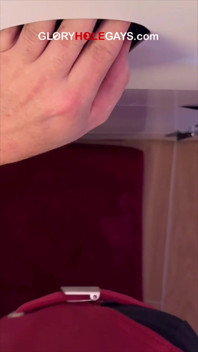 Young Gay Guy at the Gloryhole - Over One Hour of Nonstop Action