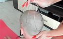 Milf cinema: ASMR nevlastní matka dělá masáž hlavy dlouhými nehty BDSM