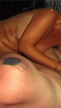 Homemade Amateur Gangbang Party with 2 Girls