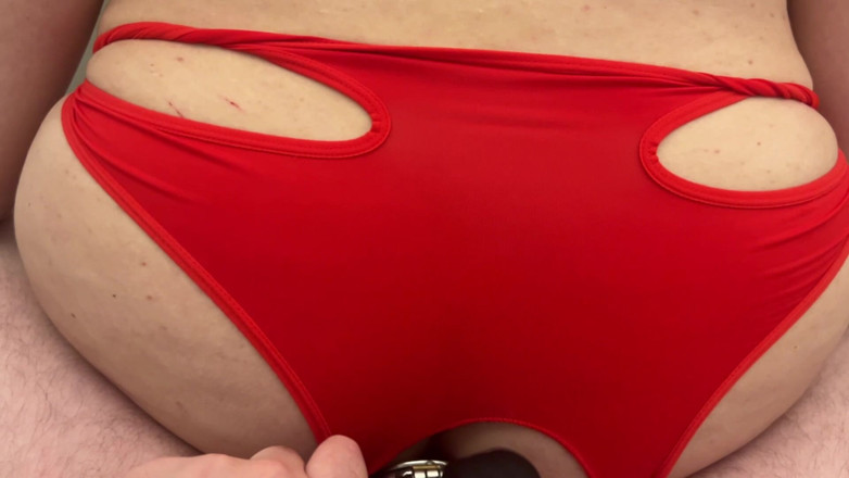 MyPrejacBoyfriend: Cum in Flat Chastity for My Big Ass
