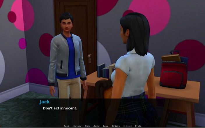 XXX Games Bunk: Insimology - Gameplay -roleplay - Desi Cosplay Teen Gives Blowjob to Her Stepbrother