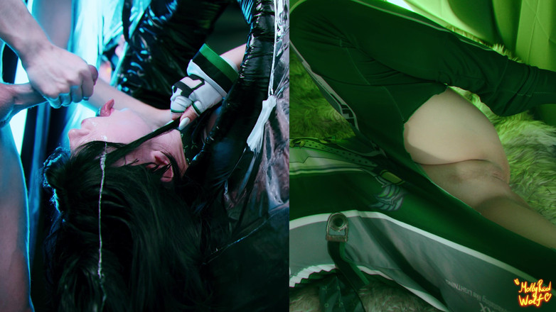 MollyRedWolf: Lâmina Estelar. Gloryhole da Eva. Ejaculação profunda por garganta e...