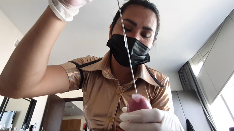 DominaFireOfficial: Sadistic nurse sounding and edging