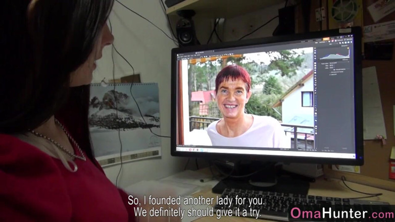 Old Nanny: ซาช่าพบผู้หญิงแก่กว่าบนเน็ตเพื่อเย็ด