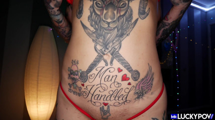 Mr.Lucky POV: Titty fuck fun with tattooed MILF - Mr. Lucky POV 4k