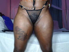 Big black clapping booties: Melancap ke pantat gelembung saya yang berminyak berleluasa dalam pakaian...