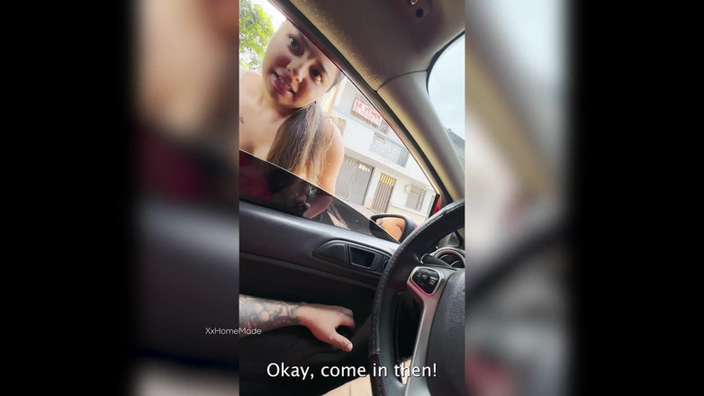 XxHomeMade: Nieznana dziewczyna prosi mnie o przychylność zabrania jej do domu....