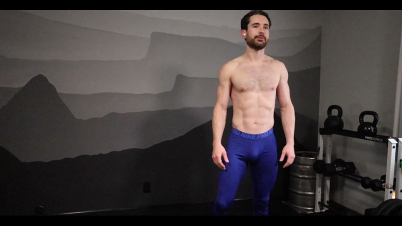 Jay Stroke: Post Workout Strip and Flex and Show off Then Get...