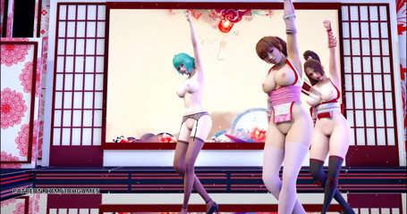 3D-Hentai Games: GigaReolEVO - Uzależnienie nagi taniec Mai Shiranui Tamaki Kasumi DOA
