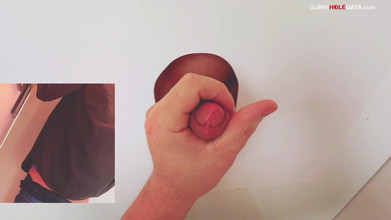 GLORYHOLEGAYS: Gloryhole Teacher Trains Me How to Swallow