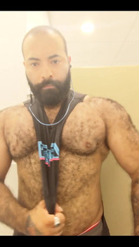 A Little Post Workout Nipple Play