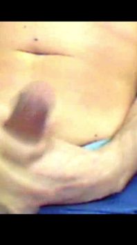 Rubbing and Edging My Soft Hard Cock
