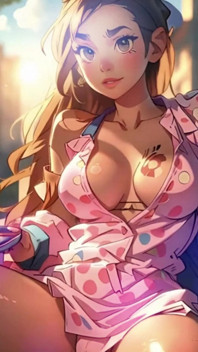 Barely Covered | Ai Girls 3D Yang Meninggalkan Apa-apa Kepada Imaginasi