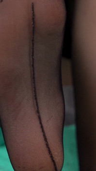 Stroke for My Pretty Stocking-clad Soles, Foot Bitch