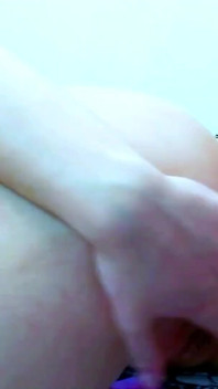 Curvy life MILF is fucked by strap on and then licks hairy pussy