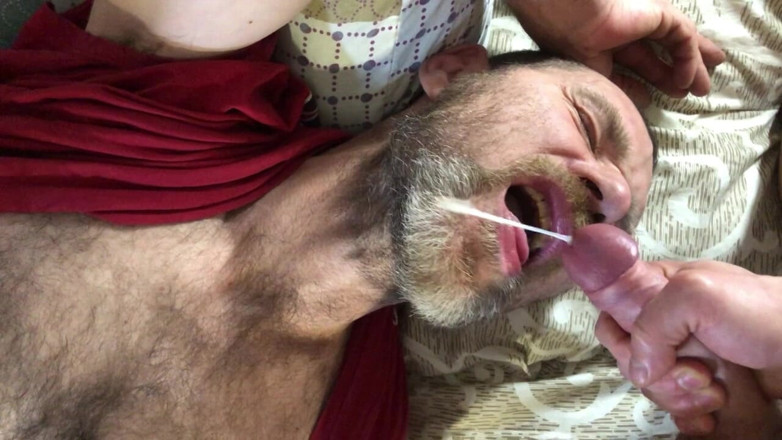MaxHotty: Stepdaddy Gives a Juicy Blowjob for a Young Cock