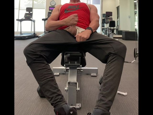 Jockdad87 Hotel Gym Jerk and Cum Part 2 (JockDad87)