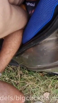 I Shamelessly Fucked a Sissy in Her Super Hot Holes Without a Condom in Public
