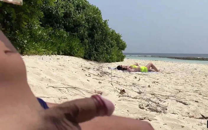 Dis Diger: Pervert Jerks off Busty MILF and Her Stepdaughter and Cums...