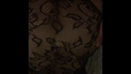 Fukin-Poodles: Komm auf schwarzem ouvert bodystocking - voll