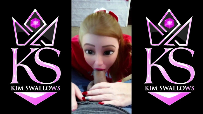 Kim Swallows: Princesa se corre puta volcada