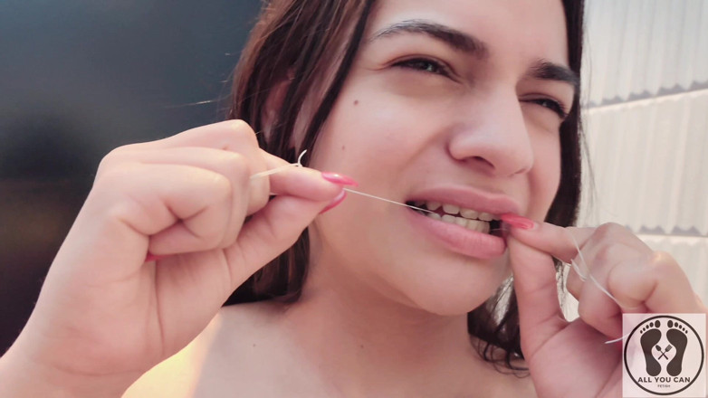 All You Can Fetish: 4K Dental Hygienist Routine Mouth Fetish Closeups Naked