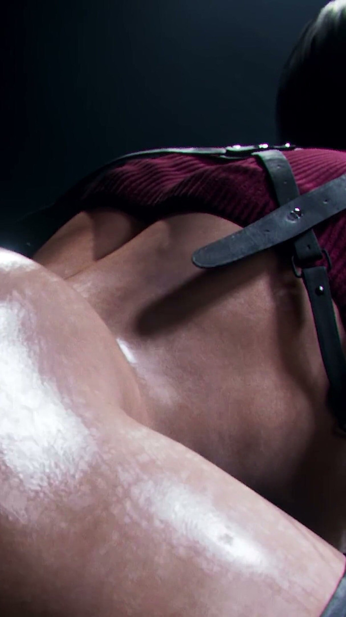 Ultimate Toys 3D: Ada Wong mengongkek mesin kongkek dildo besar yang melampau dengan...
