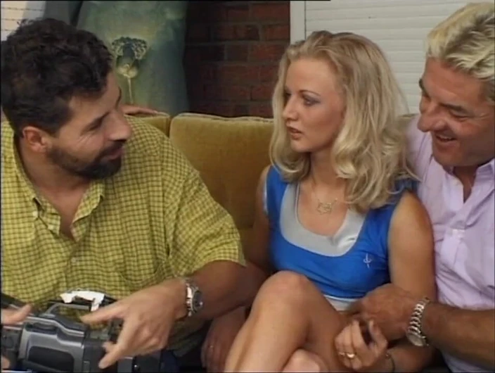 Anal Invasion: Sexy blonde and sexy brunette ass fucking threesome