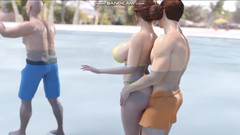 Divide XXX: Problémy se srdcem - Moje milovaná macecha Amelie Beach záludný sex