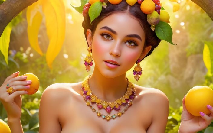 AI Girls: Piękna duża piersią naga elf loszka z Abiu