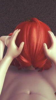 Red Head Ariella sex oralny Obciąganie i wytryski - seksowna dziewczyna anime ssie kutasa w kochanie Wybierz 2 Animacja 3D Hentai