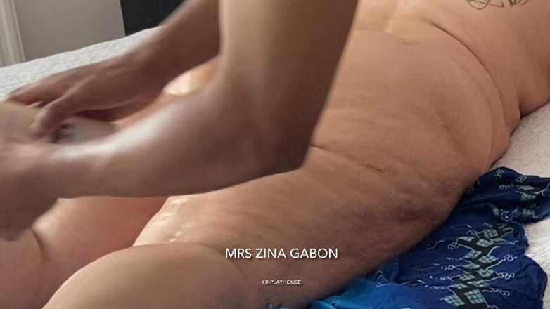Zina Gabon: Une MILF amante à grosse bite noire se fait vider le...