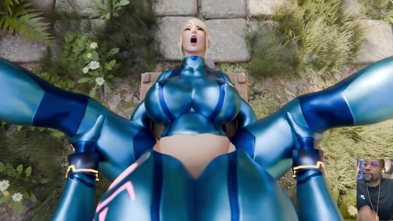 L6RD7BLU3 FUTA: Gruby transseksualny kutas Angela Spuści Głęboko w Sue Storm, Samus...