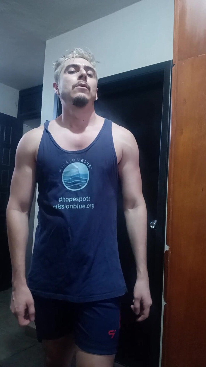TabascoJake: Handsome Stud Flexing and Stripping