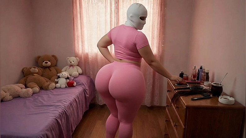 Xprohibidox1: La donna con gli stivali grandi in rosa scuote il...