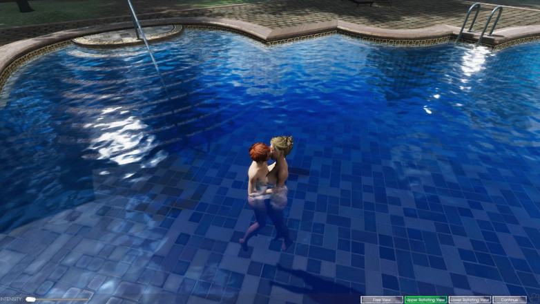 LustSaga: Angels Awakening 12 - Nude Swimming and Lesbian Kiss Scene in a...