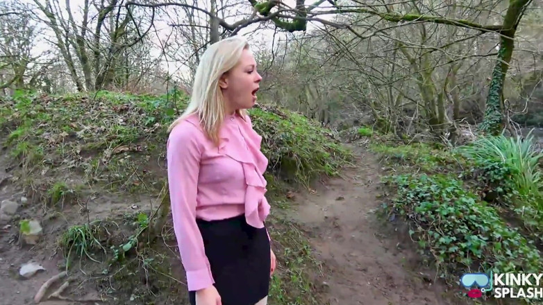 UKCuteGirl: Secretary's White Tights Drenched in Waders Gone Wrong