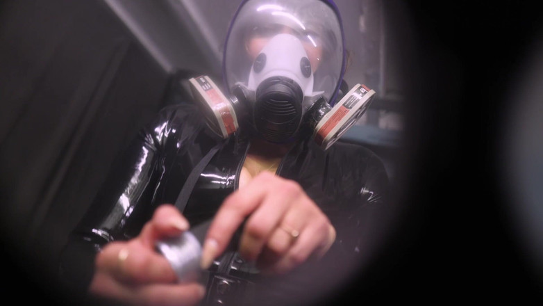 Countess diamond: Gas Mask लेटेक्स फंतासी
