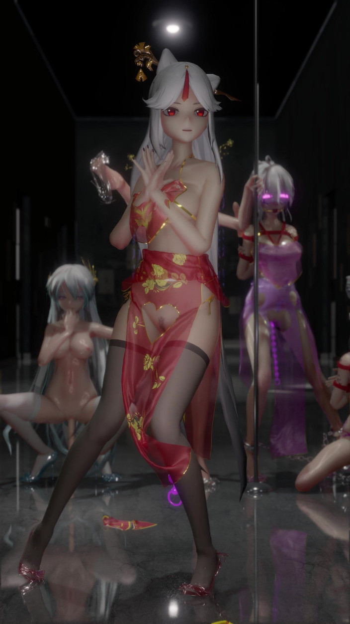 MikuMotion: [mmd] siyah ipek yoğunlaştırma, Taoyuan aşk şarkısı, erotik antik tarz cheongsam,...