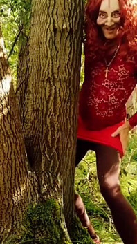 Horny Demon Bitch Wants Fun in the Forest