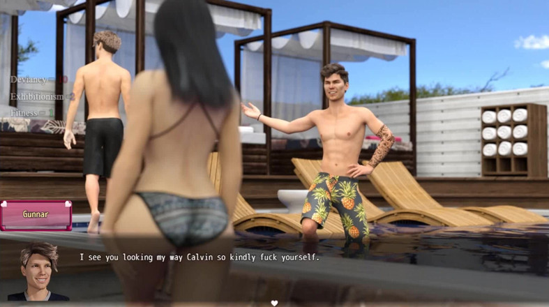 Dirty GamesXxX: Lisa: Pool party with two sexy girls ep.21