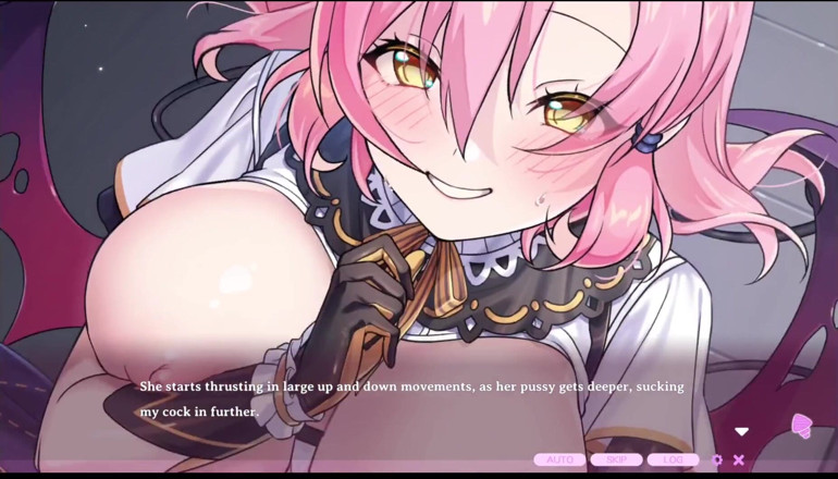 Musougaki: Kaiju Princess 2 Scener - Nattbesök från din vänliga rosahåriga natt demon...