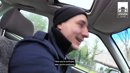 Steven Shame: Камшот на відкритому повітрі! Ботанка-шлюха заслуговує на публічний грубий трах: Stella Star - stevenshamedating