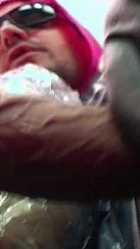 Steamy Rainwear Fetish Threesome with Horny Babes