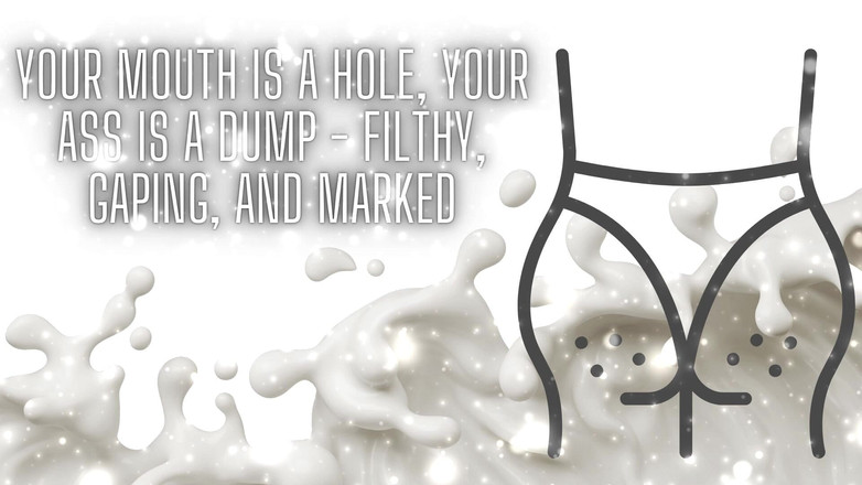 Goddess Misha Goldy: Vaše ústa je díra, váš zadek je skládka - špinavá, roztahování a označená