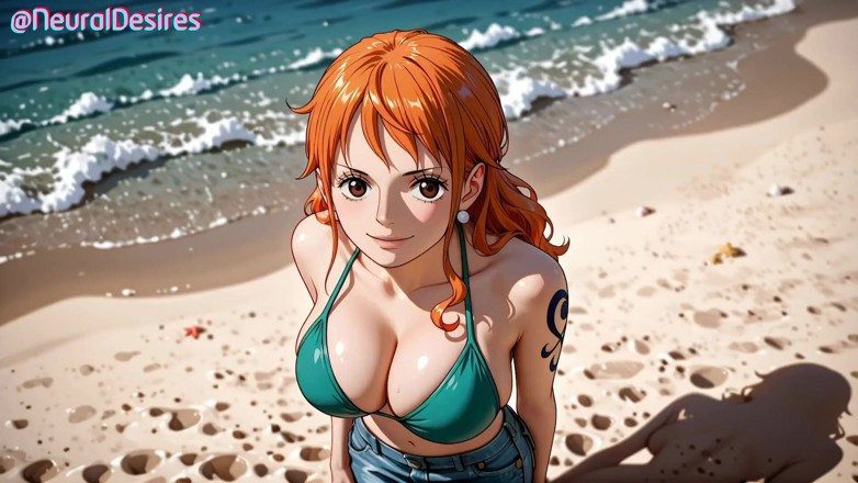 Neural Desires: Nami One Piece, пародия на Ай